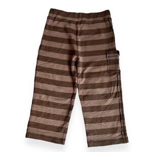 The Good Ones Brown Striped Lounge Pants